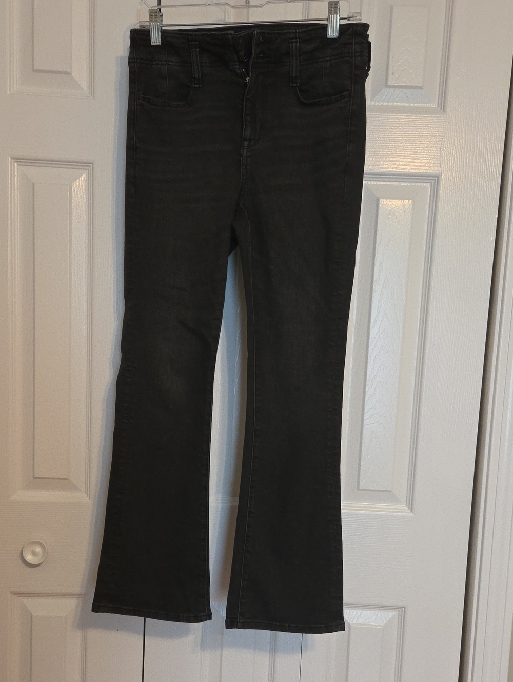 American Eagle Outfitters Black Flare Jeans